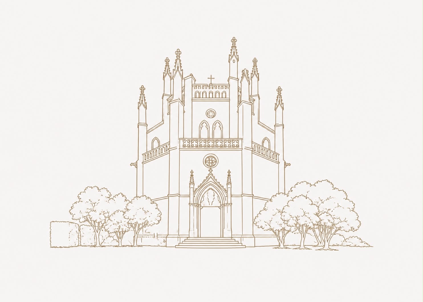 The venue — chapel illustration